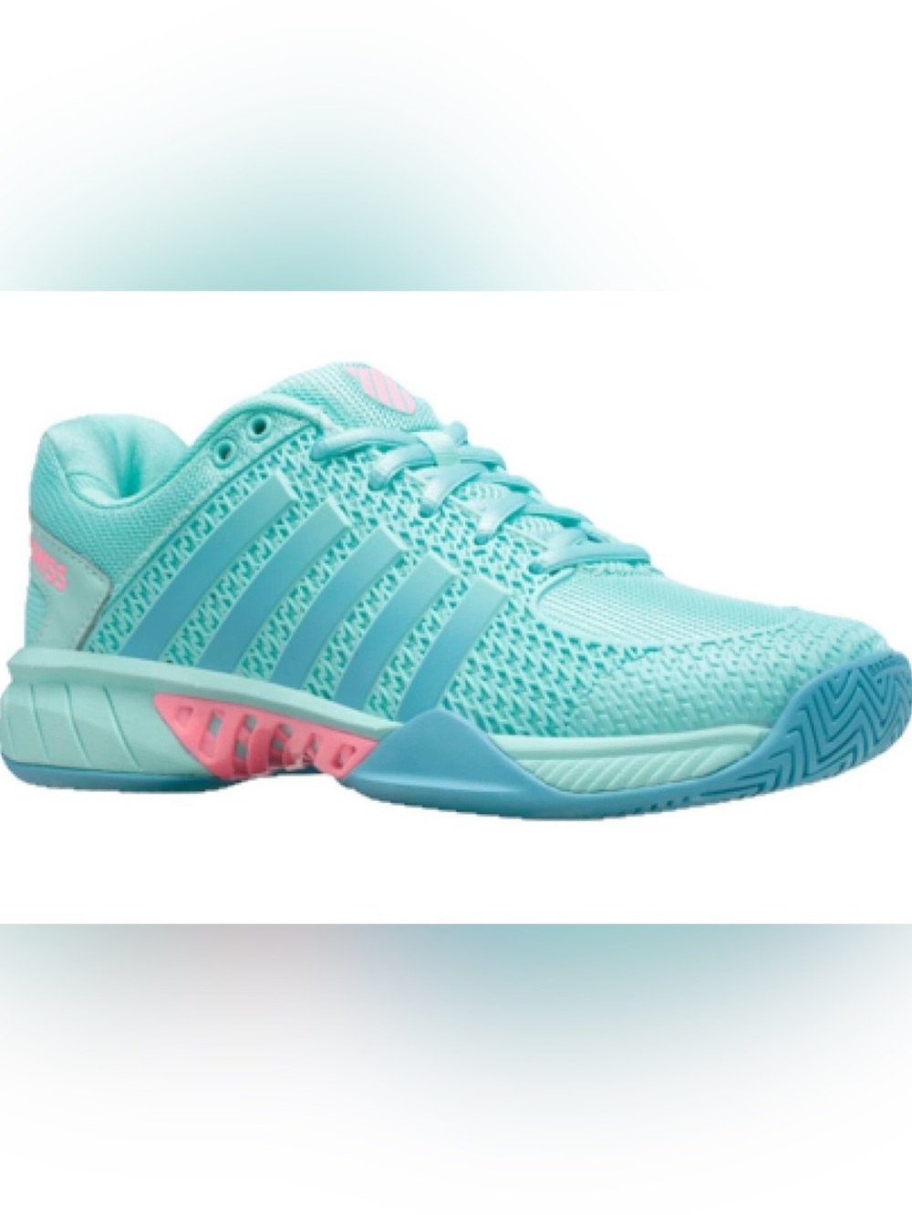 K-Swiss Women's Express Light Pickleball Shoes in a mint green color size 9
